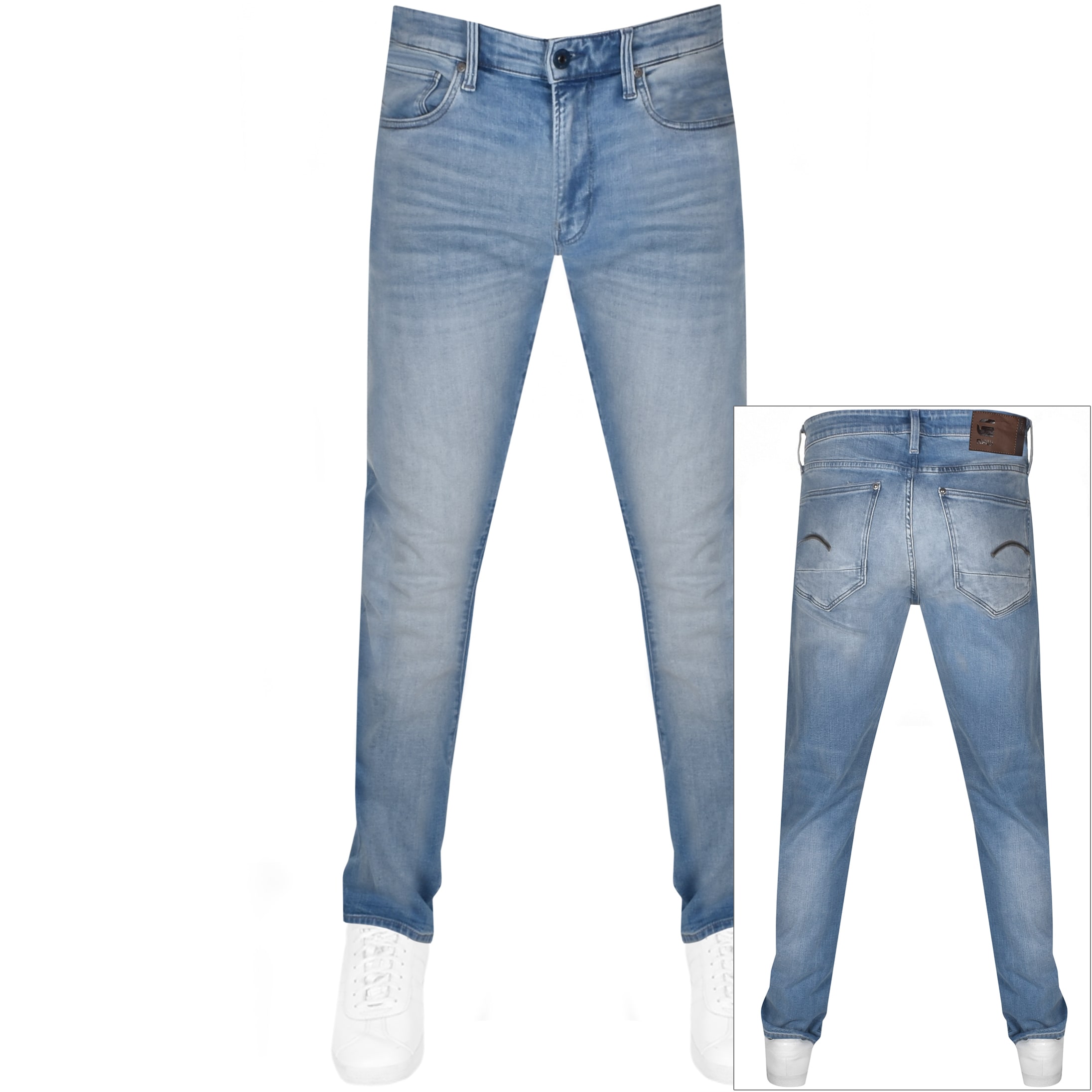 Alternative Image for ProductG Star Raw Revend Skinny Jeans Blue1